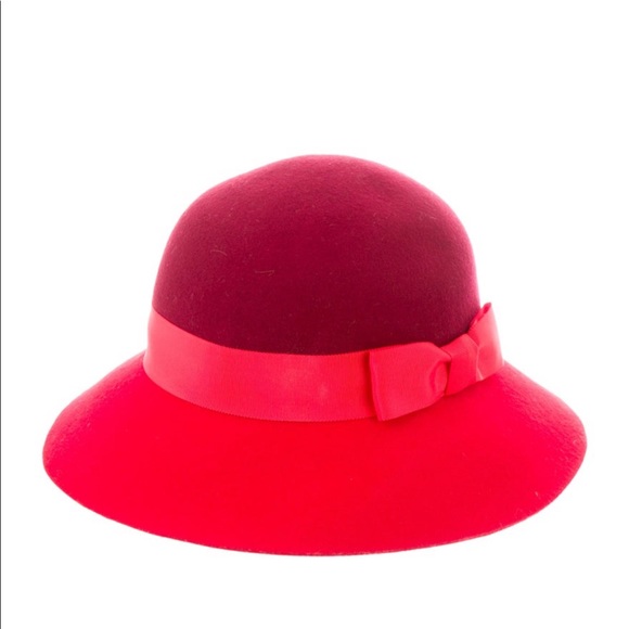 Kate Spade wool bucket hat with bow on the side - Picture 1 of 2